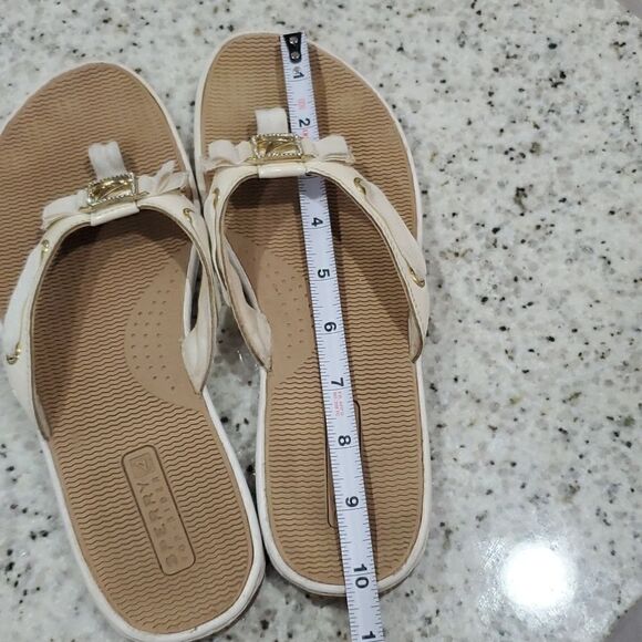 Sperry Women's Sparkly Cream Sandals, Size 8 - Picture 8 of 9